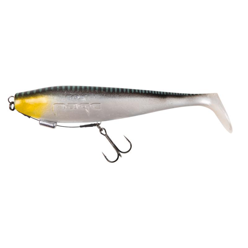 Fox Rage Zander Pro Shad 18cm / 7" Loaded UV Silver Halo