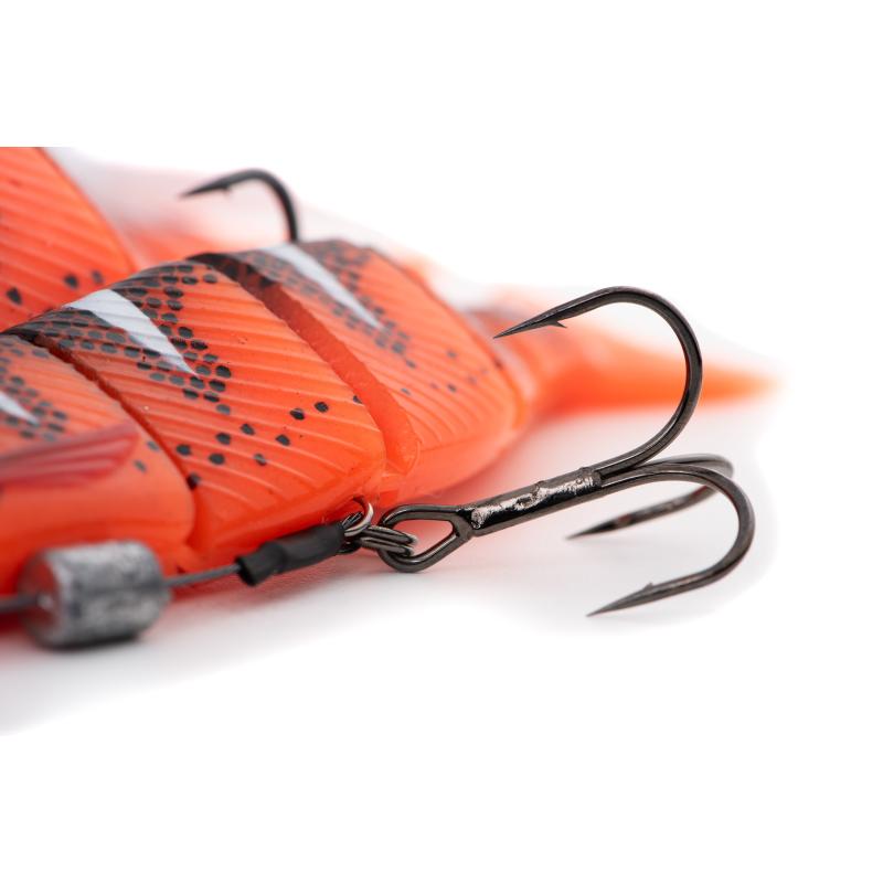 Fox Rage Pro Shad Jointed Loaded 18cm 7" UV Red Wake