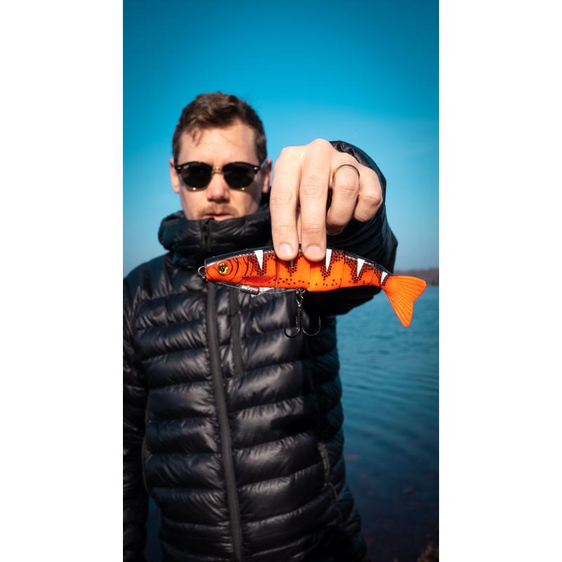 Fox Rage Pro Shad Jointed Loaded 18cm 7" UV Red Wake