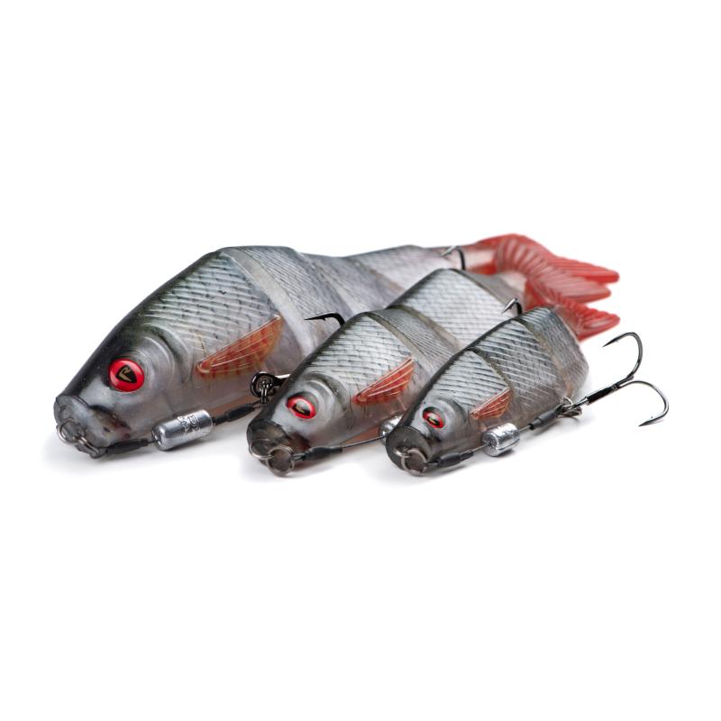 Fox Rage Pro Shad Jointed Loaded 23cm 9" Ultra Natural Roach