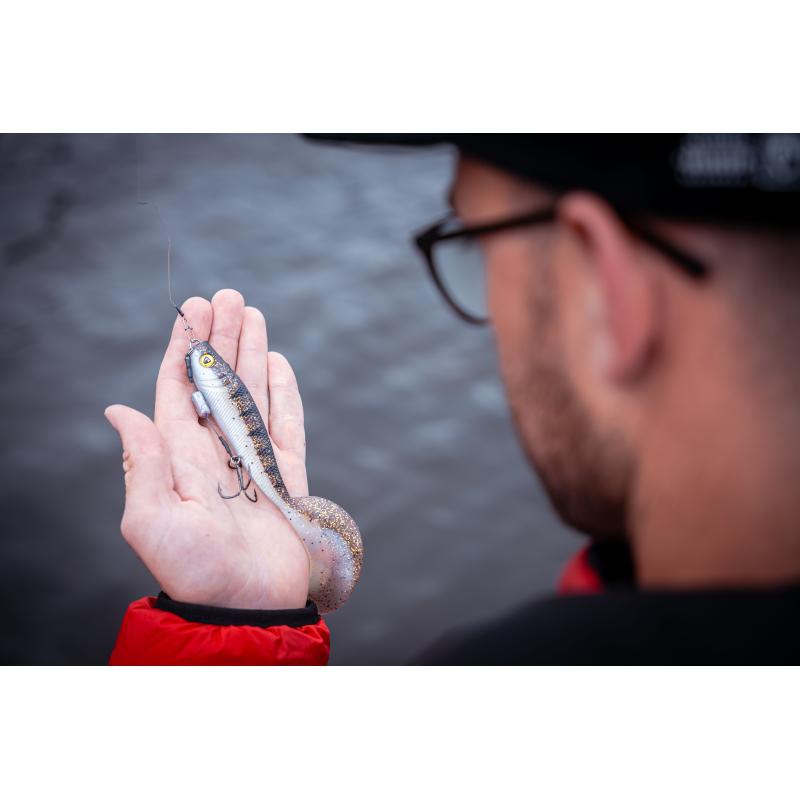 Fox Rage Pro Grub 12cm 4.7" Loaded UV Glitter Perch