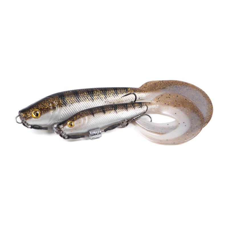 Fox Rage Pro Grub 16cm 6.3" Loaded UV Glitter Perch