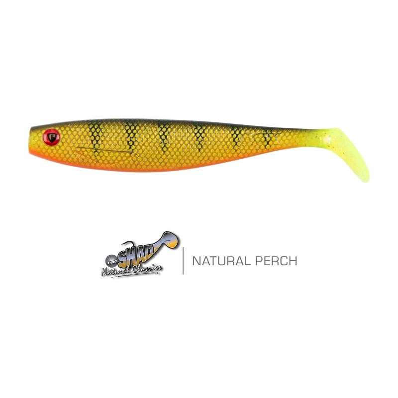 Fox Rage Pro Shad 14cm 5.5" UV Natural Perch