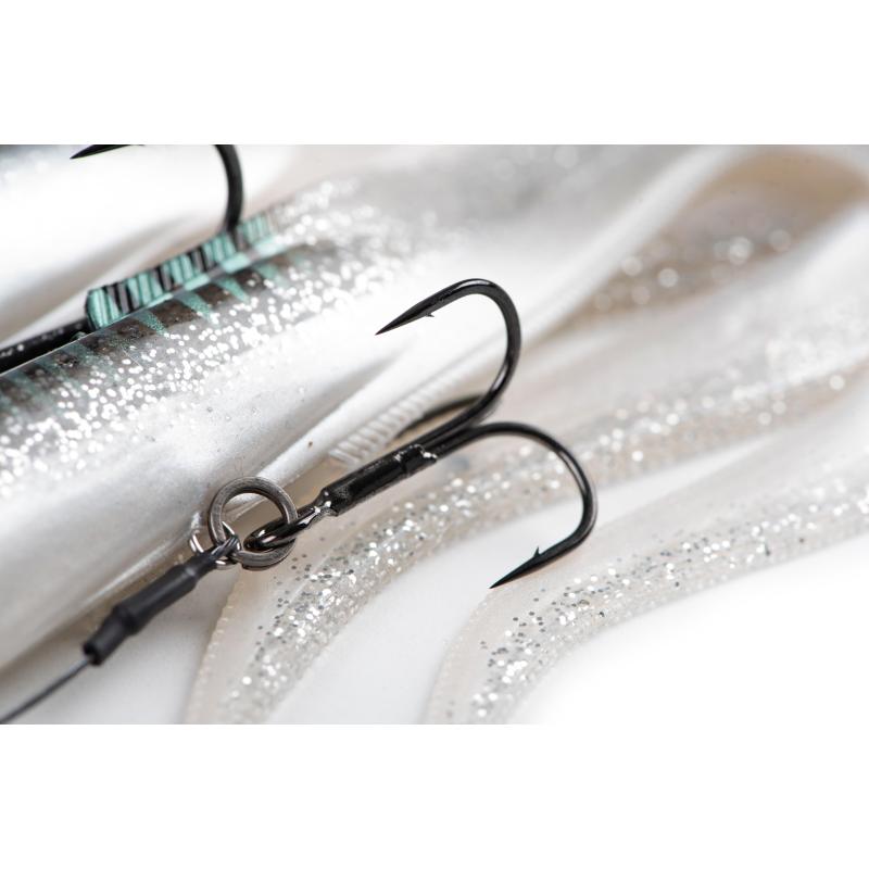 Fox Rage Slick Eel 28cm/11" UV Silver Halo