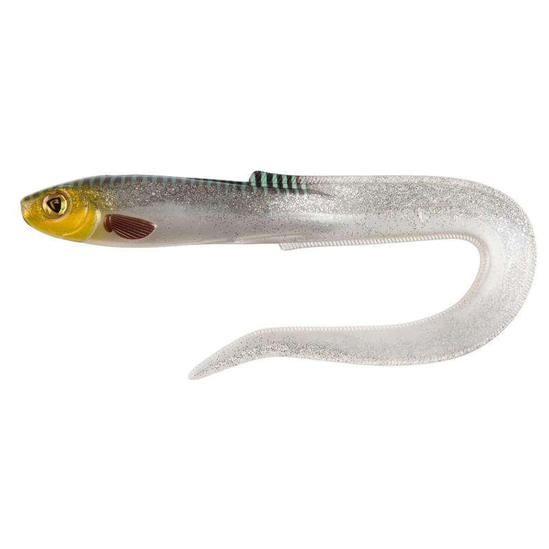 Fox Rage Slick Eel 35cm/13.8" UV Silver Halo