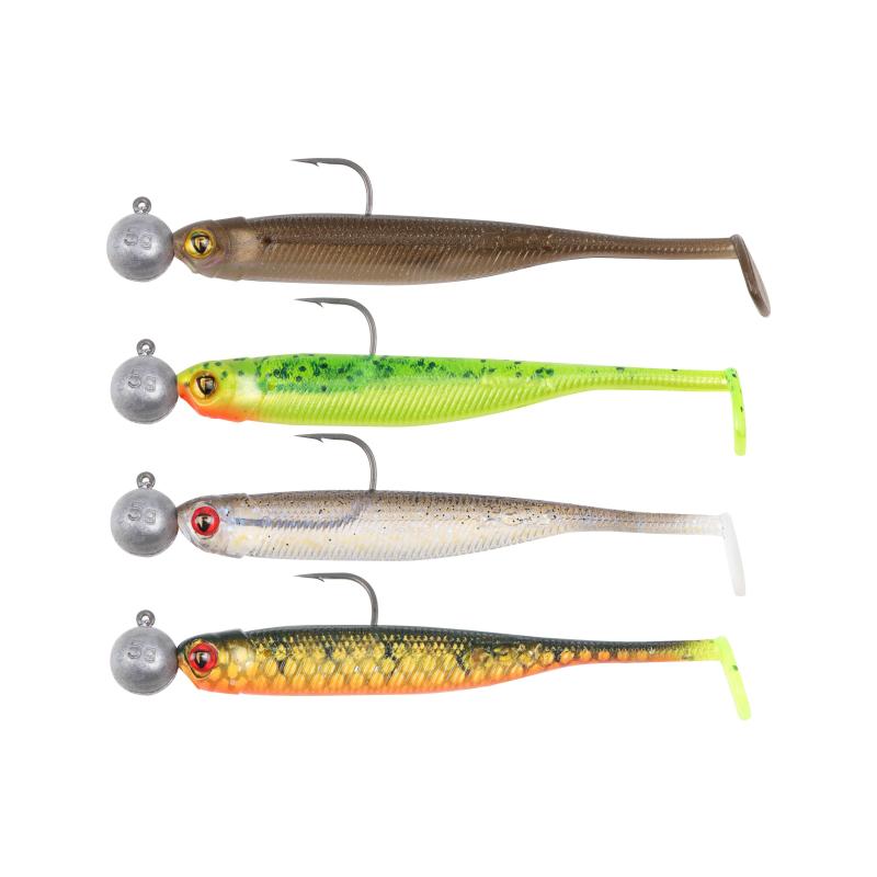 Fox Rage Mini Tiddler Mixed Colour Pack Loaded 4pcs NP WS EF LT