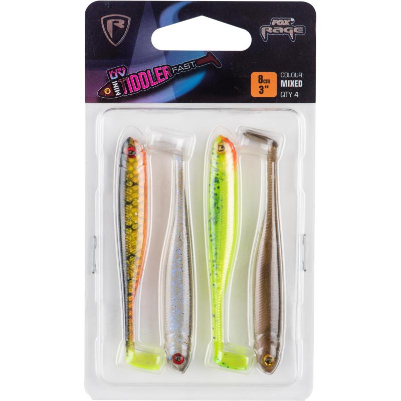 Fox Rage Mini Tiddler Mixed Colour Pack 4pcs NP WS EF LT