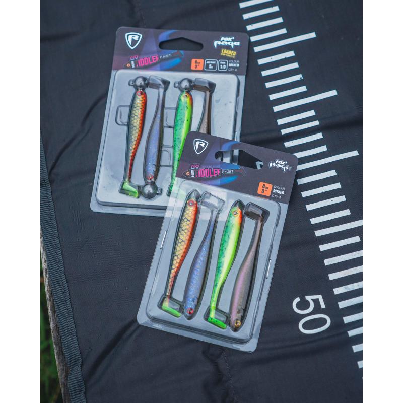 Fox Rage Mini Tiddler Mixed Colour Pack 4pcs NP WS EF LT