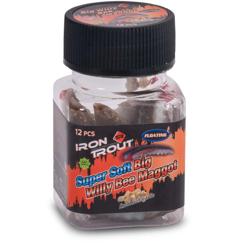 IRON TROUT Big Willy Super Soft Bee Maggot Garlic 42mm SP