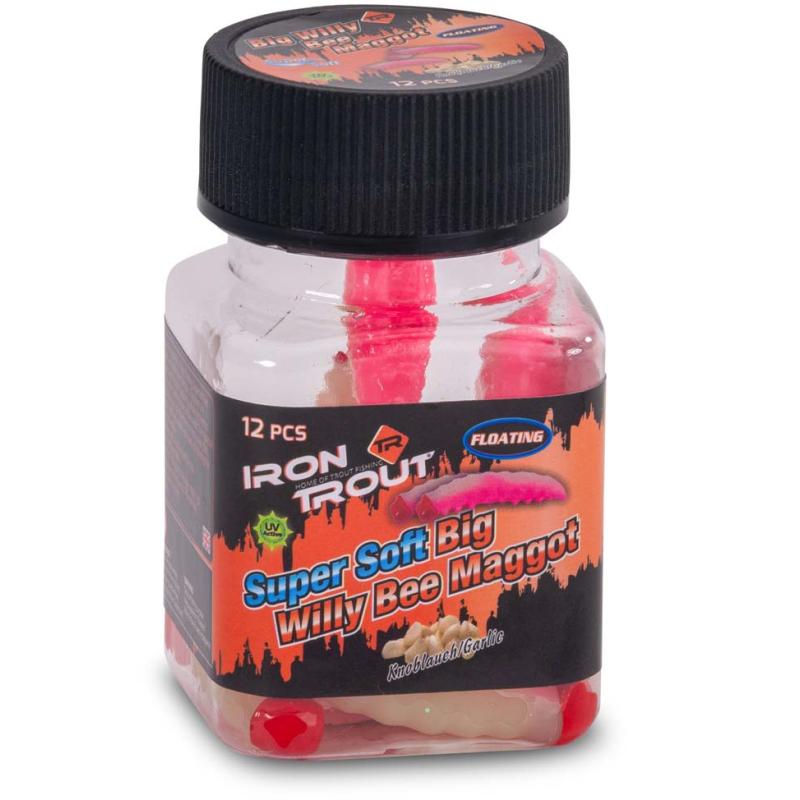 IRON TROUT Big Willy Super Soft Bee Maggot Garlic 42mm LL