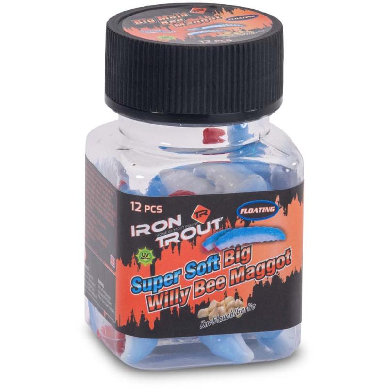 IRON TROUT Big Willy Super Soft Bee Maggot Garlic 42mm BB