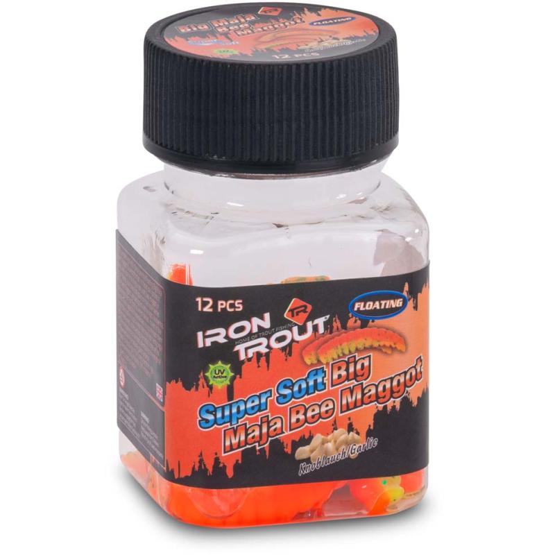 IRON TROUT Big Maja Bee Maggot Super Soft Knoblauch/Garlic 31mm FC