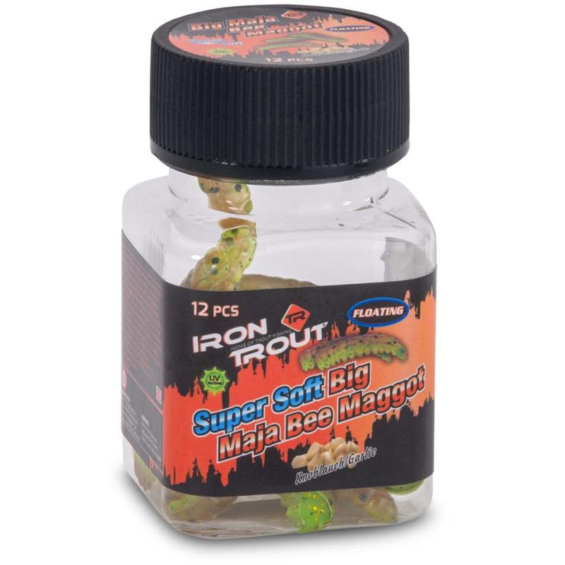 IRON TROUT Big Maja Bee Maggot Super Soft Knoblauch/Garlic 31mm LR