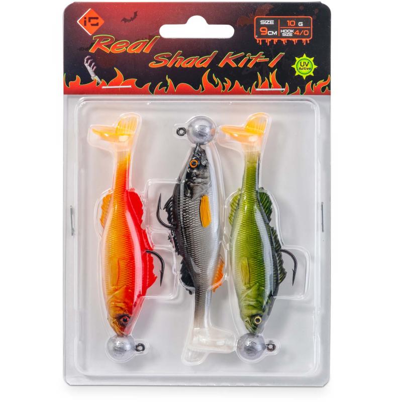 IRON CLAW Real Shad Kit-1 9cm/10g
