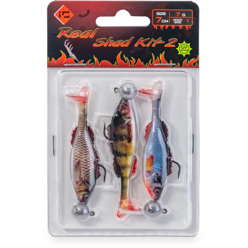 IRON CLAW Real Shad Kit-2 7cm/7g