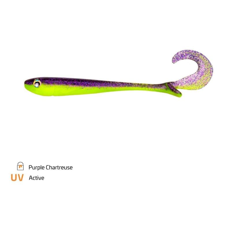 Zeck Baby Butcher 14cm Purple Chartreuse 2 pcs