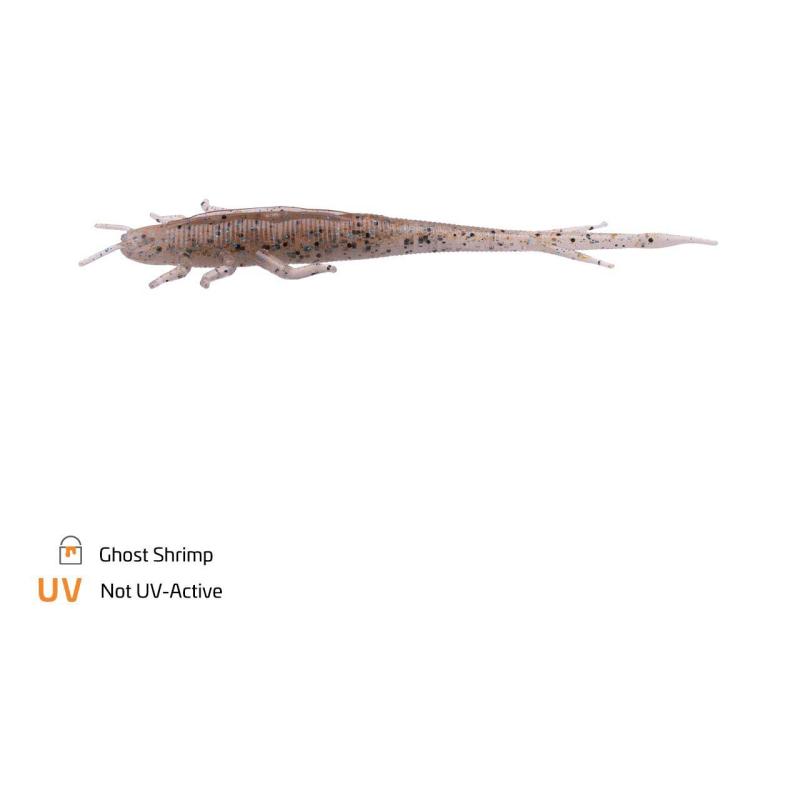 Zeck BA Shaky Sneaker 8cm Ghost Shrimp 9 pcs