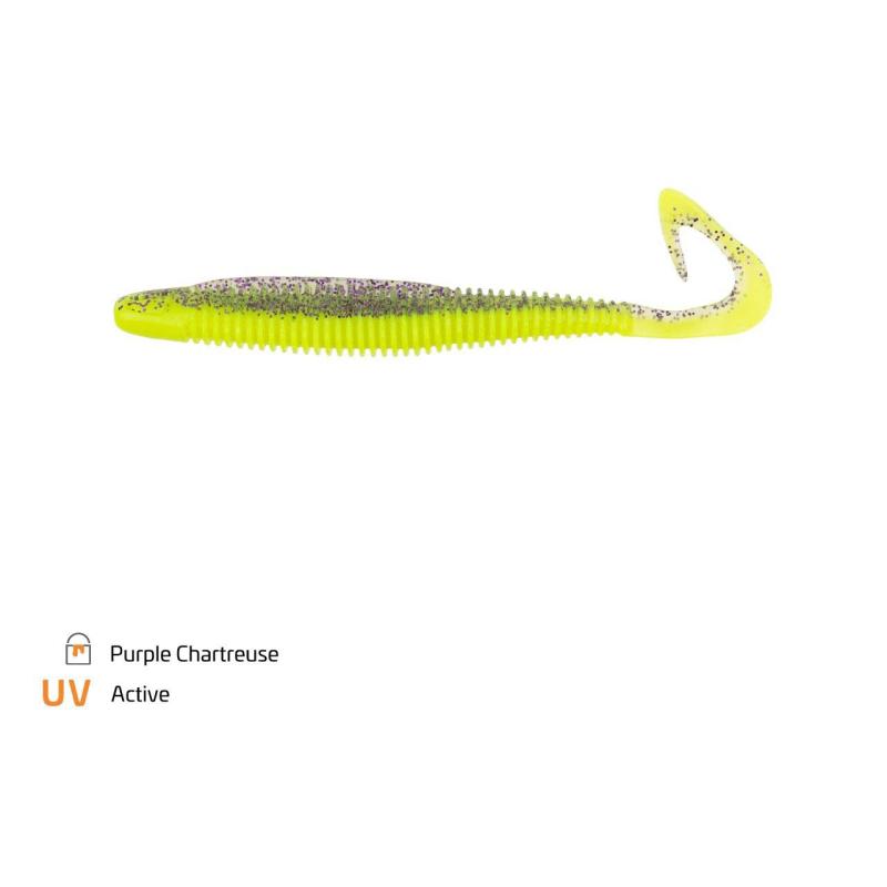Zeck BA Boggy 7.5cm Purple Chartreuse 6 pcs