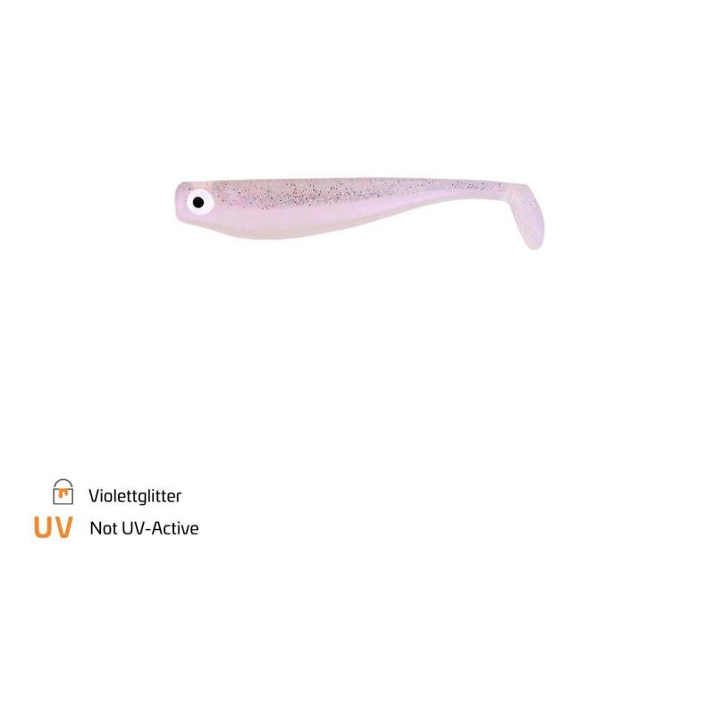 Zeck ZANDER Gummi 9cm Violettglitter 3 pcs