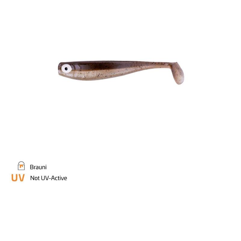 Zeck ZANDER Gummi 9cm Brauni 3 pcs