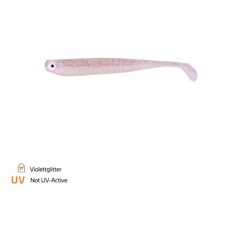 Zeck ZANDER Gummi 12cm Violettglitter 3 pcs
