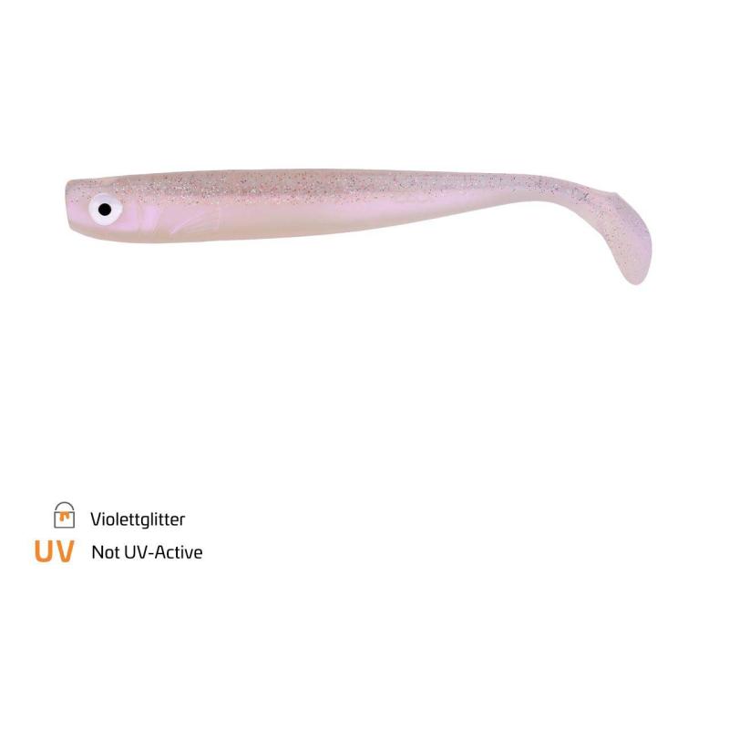 Zeck ZANDER Gummi 16cm Violettglitter 2 pcs