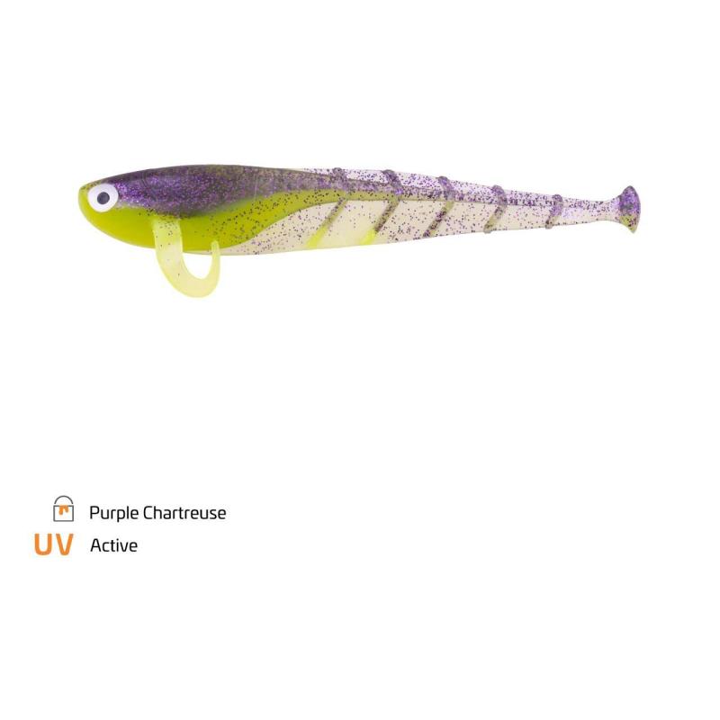 Produktbild Zeck Quappie 10cm Purple Chartreuse 3 pcs