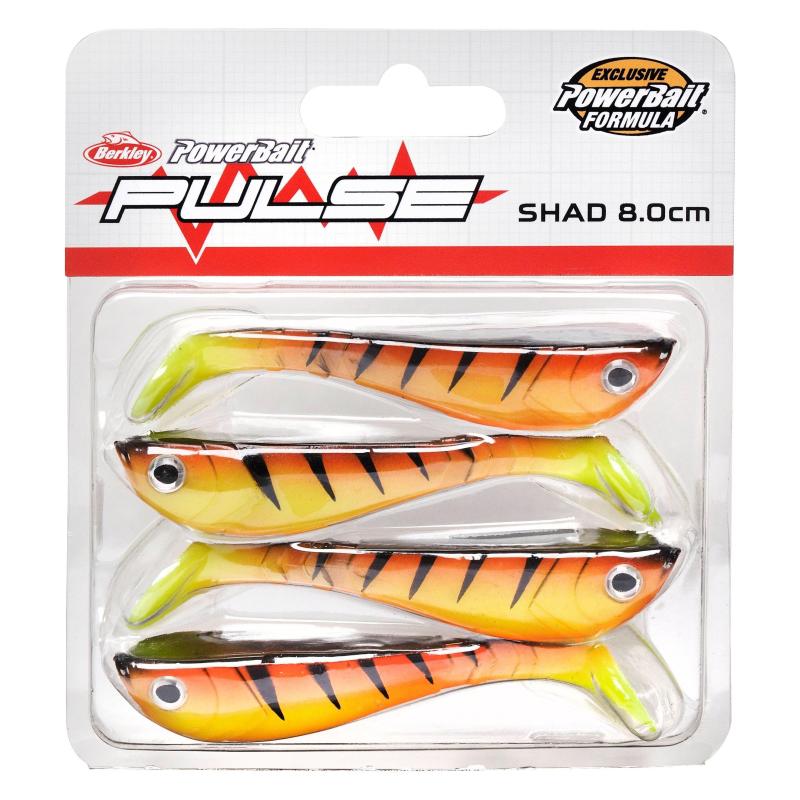 Berkley Pulse Shad 11Cm 3Pcs Hot Yellow Perch