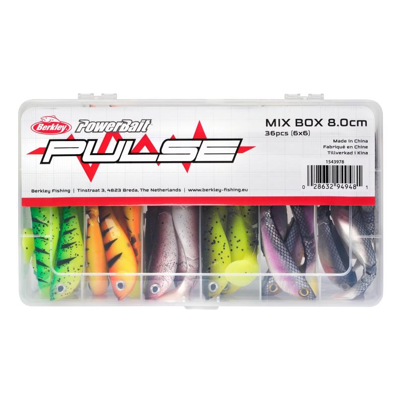 Berkley Pulse Shad Mixbox 8Cm 36Pcs