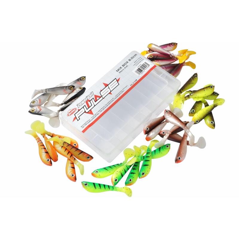 Berkley Pulse Shad Mixbox 8Cm 36Pcs