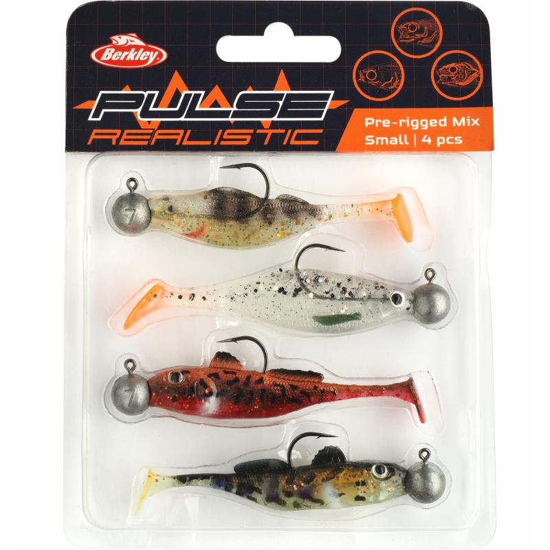 Produktbild Berkley Pulse Realistic Preriggedmix Small 4Pcs
