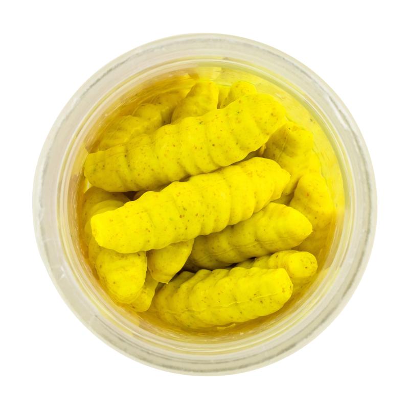 Berkley Gulp!&reg; Honey Worm 33mm Honey Yellow