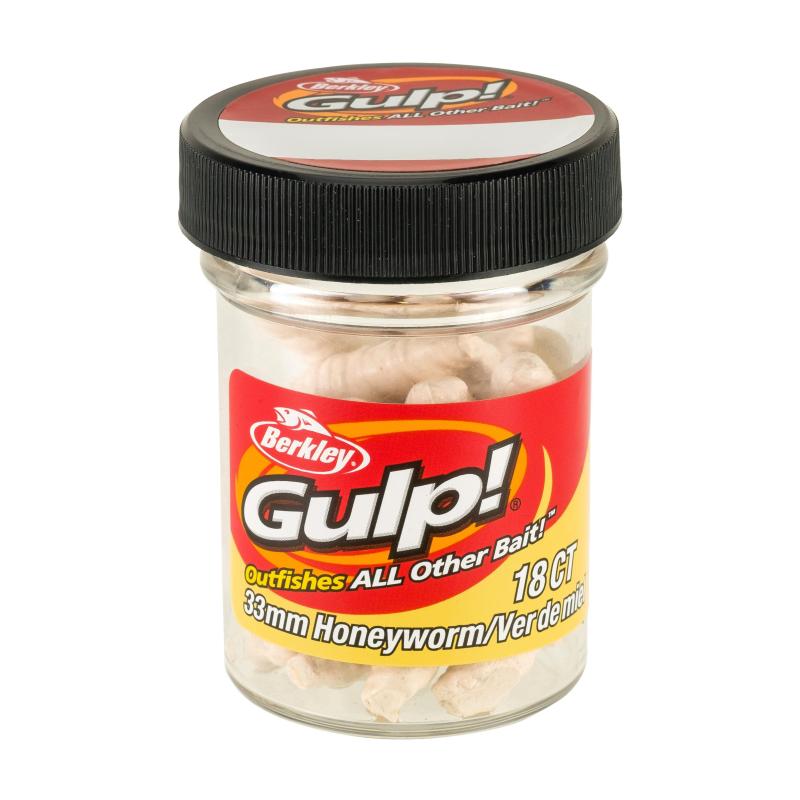 Berkley Gulp!&reg; Honey Worm 33mm milky White