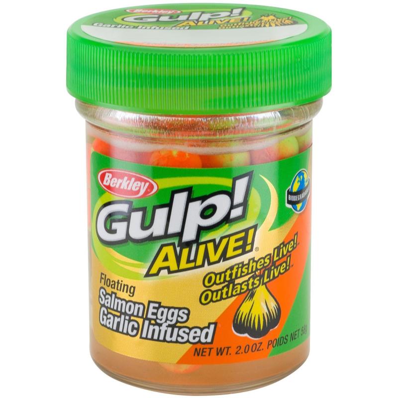 Berkley Gulp! Alive!&reg; Floating Salmon Eggs 55g Orange