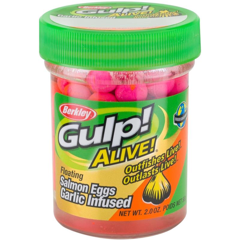 Berkley Gulp! Alive!&reg; Floating Salmon Eggs 55g Sherbet