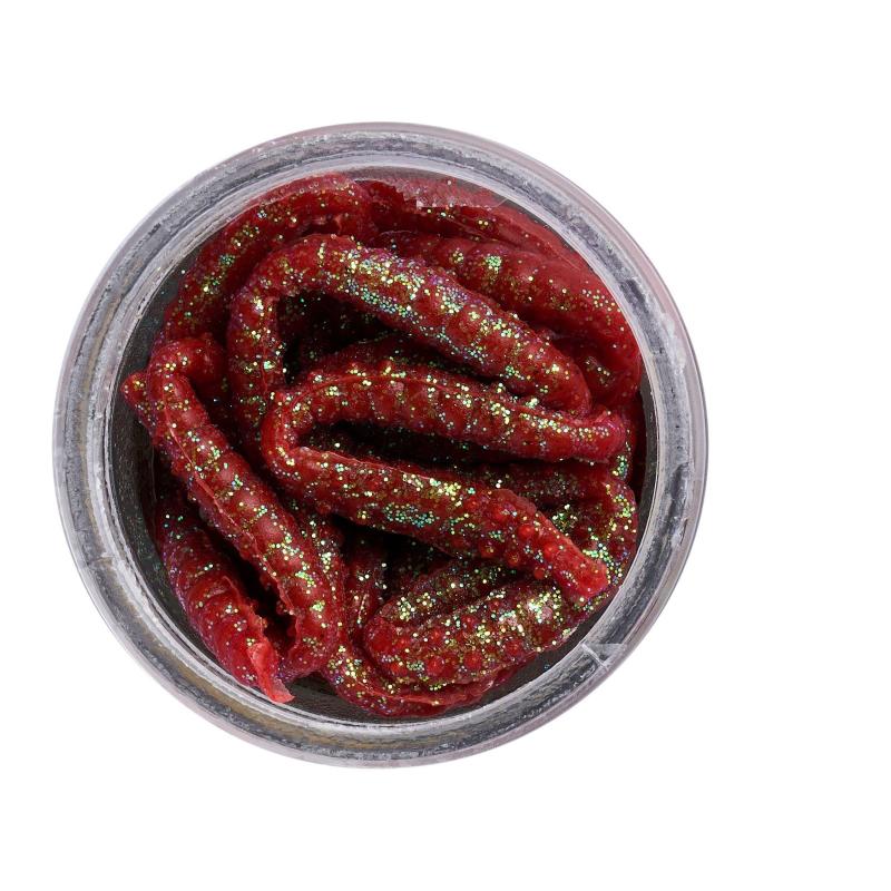 Berkley POWERBAIT POWER Honey Worm 2.5Cm Red/Scales