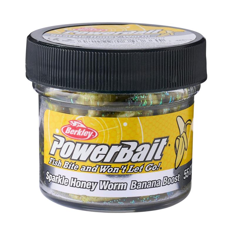 Berkley POWERBAIT POWER Honey Worm 2.5Cm Yellow/Scales