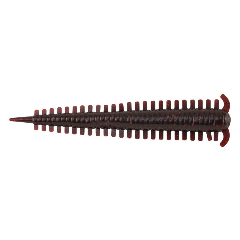 Berkley Sw Gulp Sandworm 2In Motoroil Red Fleck