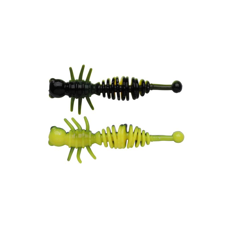 Berkley Powerbait&reg; Power&reg; Larvae 55mm Black/Sunshine Yellow