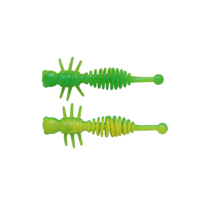 Berkley Powerbait&reg; Power&reg; Larvae 55mm Spring Green/Sunshine Yellow
