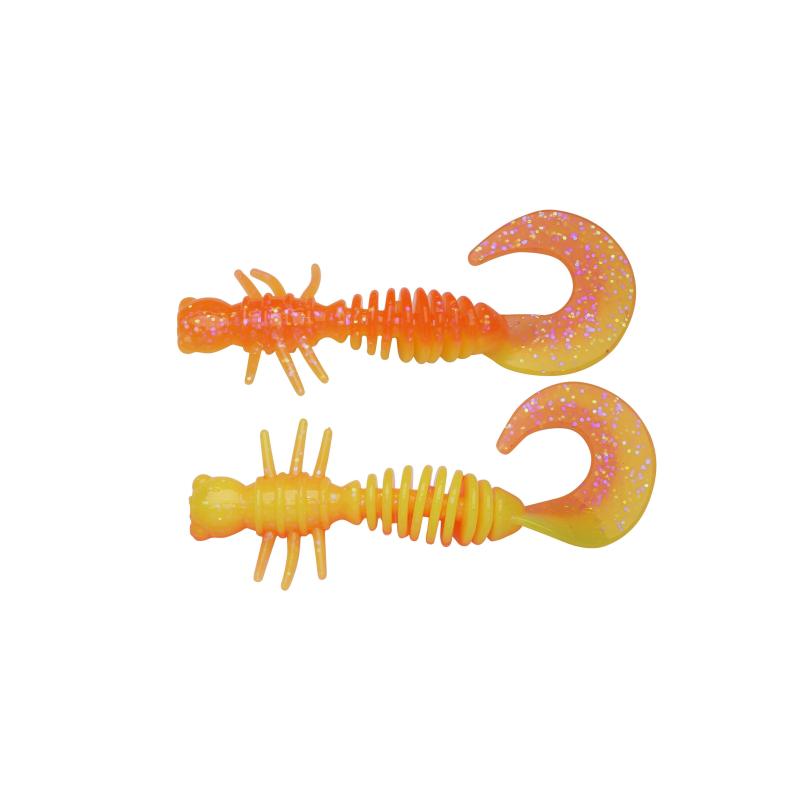 Berkley Powerbait&reg; Power&reg; Curly 55mm Fluo Orange/Sunshine Yellow