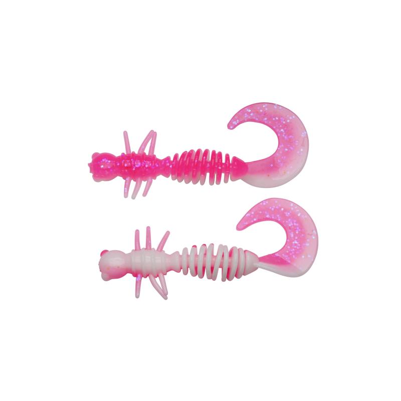 Berkley Powerbait&reg; Power&reg; Curly 55mm Pink/White