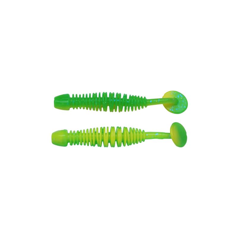 Berkley Powerbait&reg; Power&reg; Leech 50mm Spring Green/Sunshine Yellow