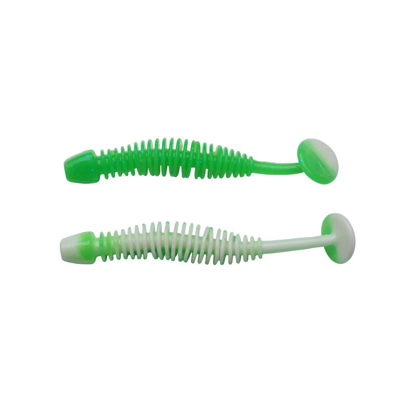 Berkley Powerbait&reg; Power&reg; Leech 60mm Spring Green/White