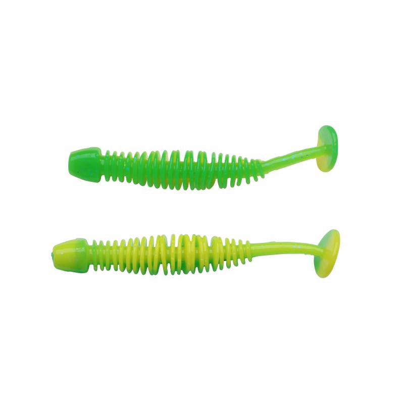 Berkley Powerbait&reg; Power&reg; Leech 60mm Spring Green/Sunshine Yellow