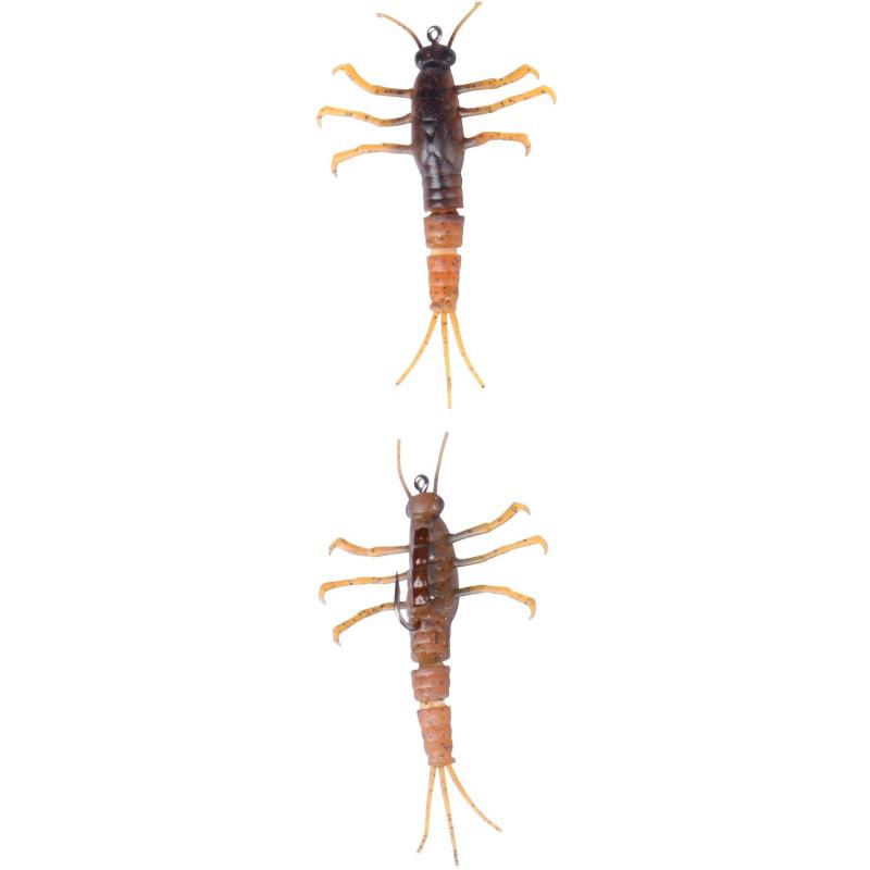 Savage Gear 3D TPE Mayfly Nymph 5cm 2.5g 1pcs 01-Brown