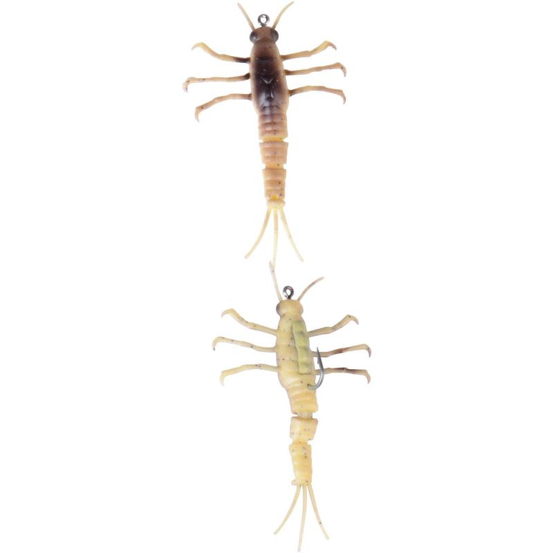 Savage Gear 3D TPE Mayfly Nymph 5cm 2.5g 1pcs 05-Yellow Belly