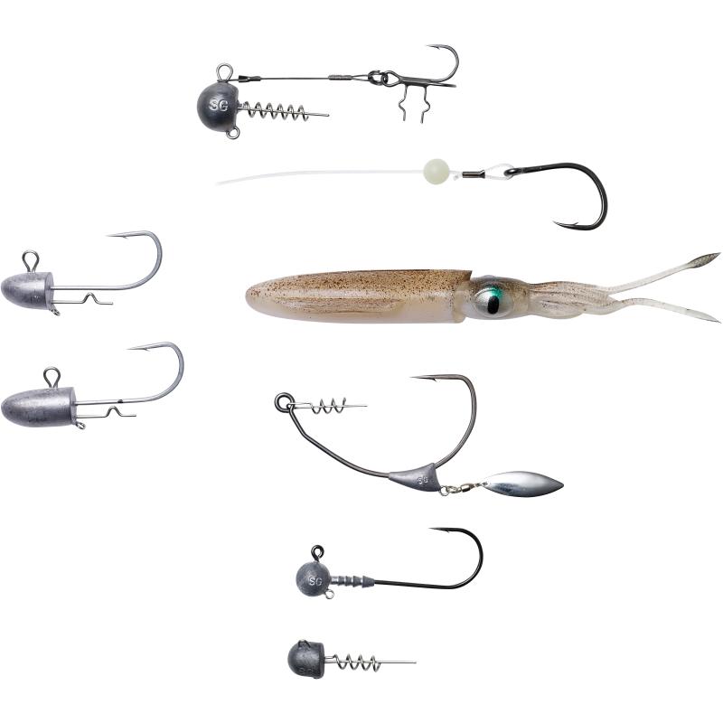 Savage Gear 3D Swim Squid 18cm 32G Horny Squid 2Pcs