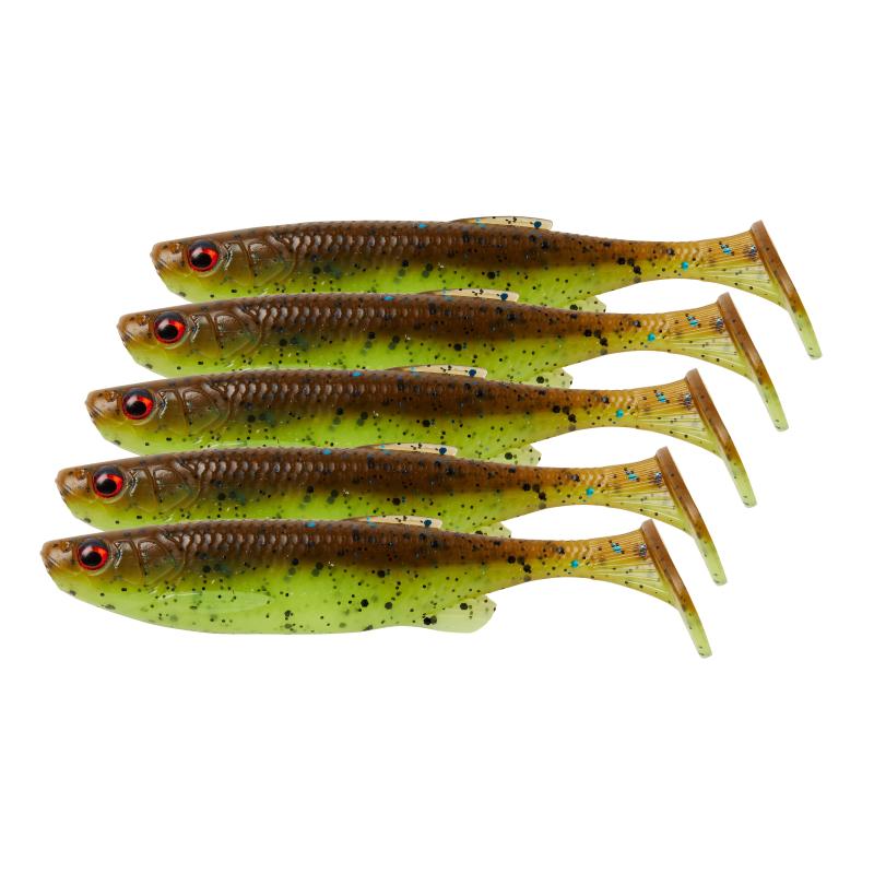 Savage Gear Fat Minnow T-Tail 7.5cm 5G Chartreuse Pumpkin 5Pcs