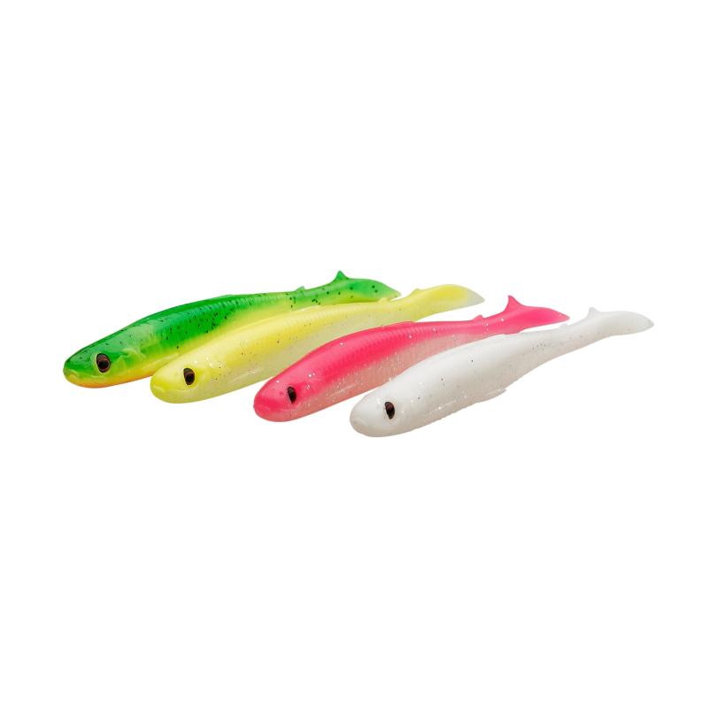 Produktbild Savage Gear Slender Scoop Shad 9cm 4G Dark Water Mix 4Pcs